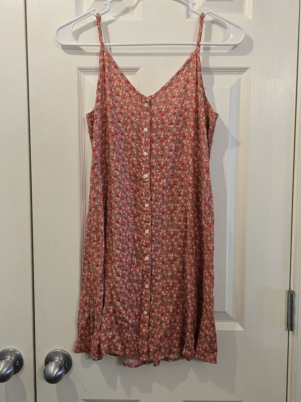 NWOT Aerie Button-Front Floral Dress  - XS